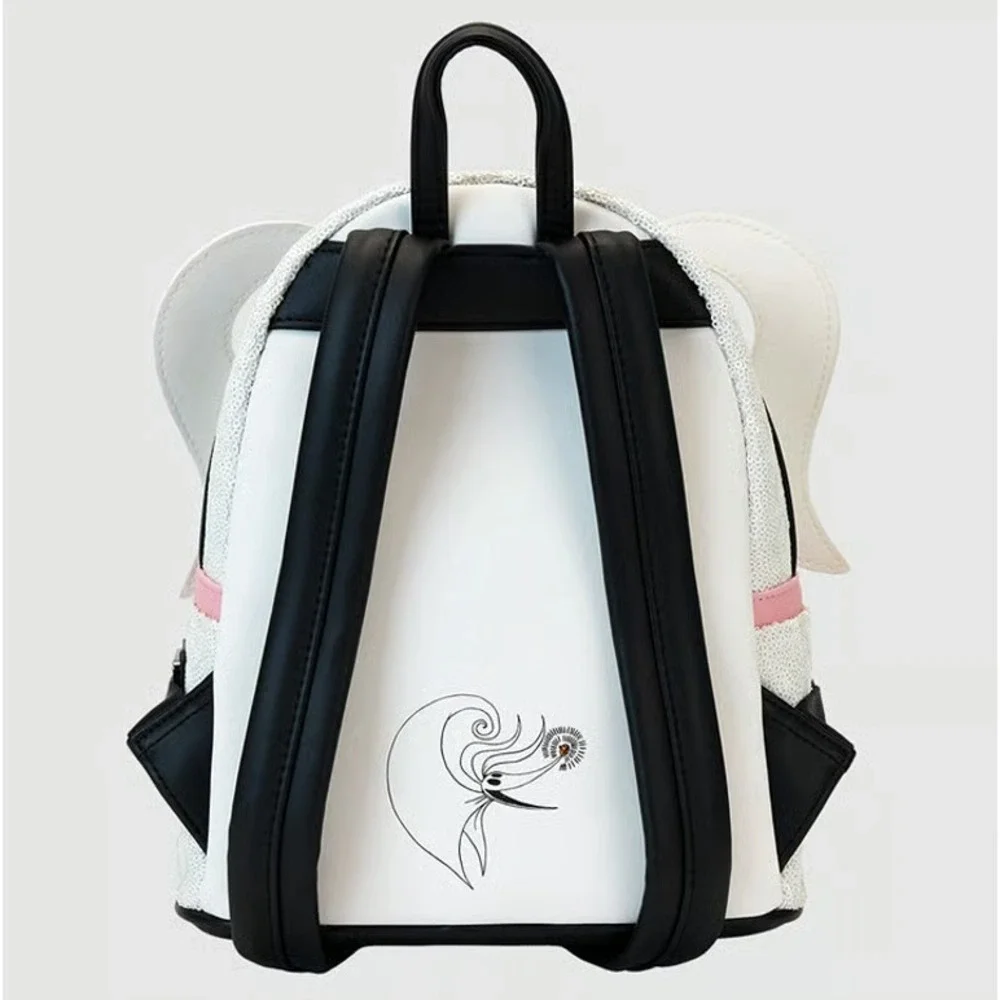 Loungefly‎ Disney The Nightmare Before Christmas Zero Sequin Glow Mini Backpack